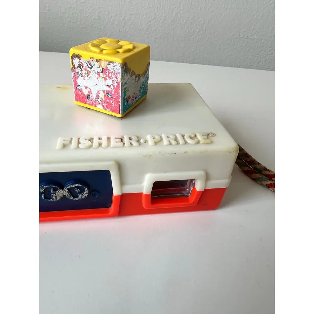 Vintage Fisher-Price Pocket Camera Toy #474-Zoo Picture Slides 1974 Works